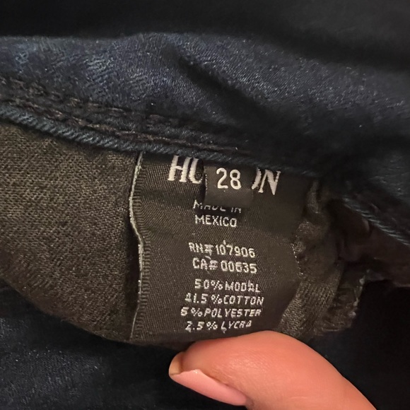 Hudson Collin Flap Pocket Skinny Jean Size 28 - Picture 2 of 7